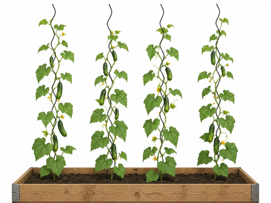 Plantespiral 4 stk Sort - Bilde 3