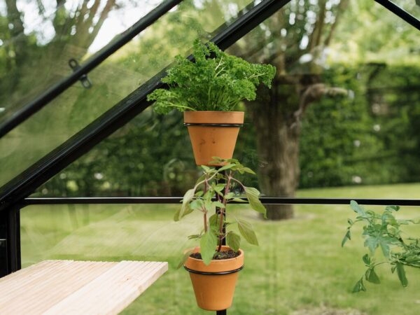 Potteholder 4 stk Sort