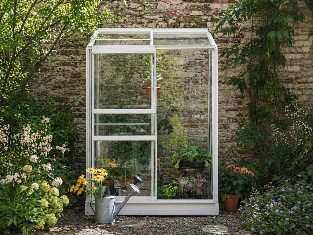 Drivhus Royal Well Spirehuset 0,91m² Hvit - Bilde 3