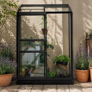Drivhus Royal Well Spirehuset 0,91m² Sort