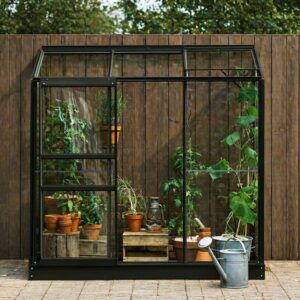 Drivhus Royal well Spirehuset 1,34m² Sort