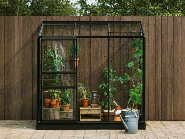 Drivhus Royal well Spirehuset 1,34m² Sort