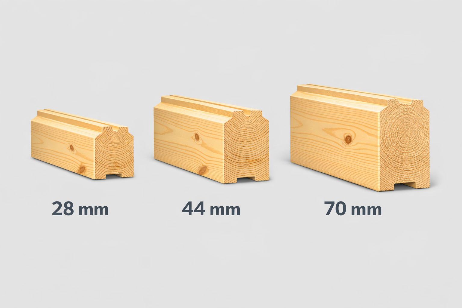 grafisk fremstilling av tykkelse av treverk