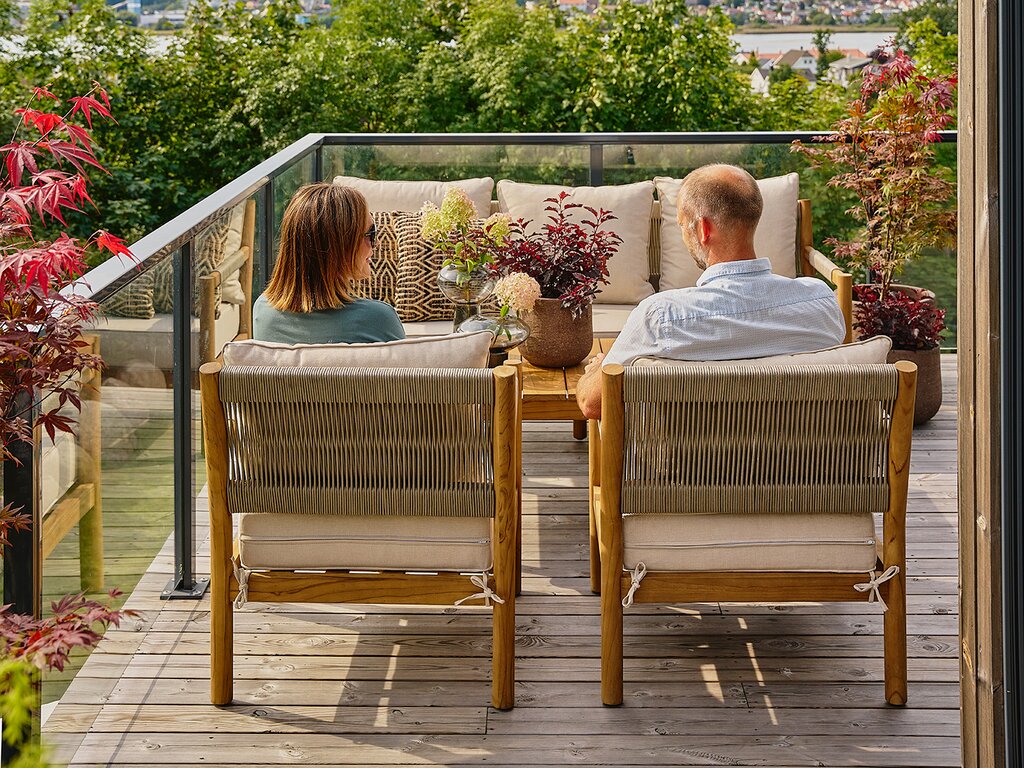 Sval loungestol teak - Bilde 5