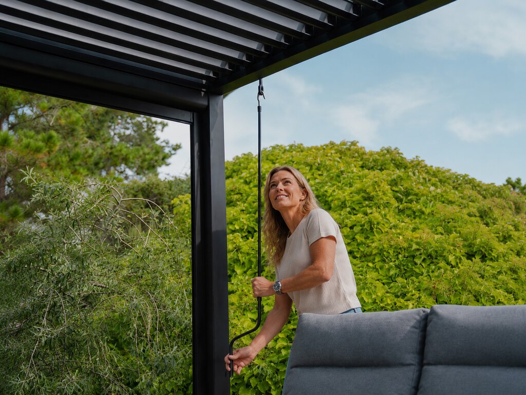 Pergola Husøy 3x3m sort - Bilde 3