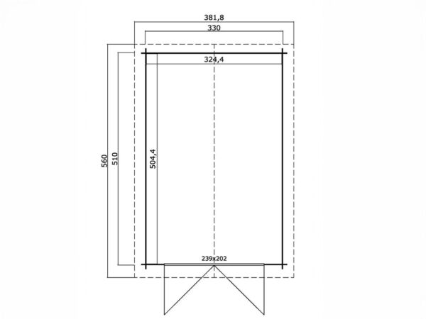 Garasje Quattro 16,8m2