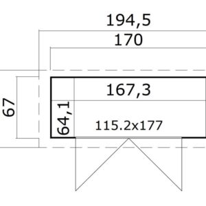 Bod Roa 1 1,1m²