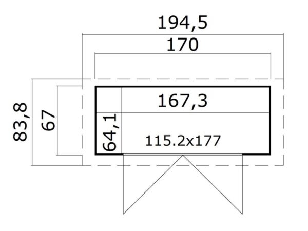 Bod Roa 1 1,1m²