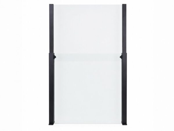 Glassgjerde hev/senk 123x110/180 cm