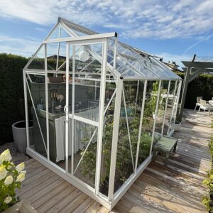 Drivhus Royal Well Solstuen 7,5m² Hvit