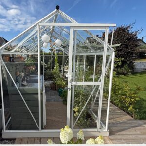 Drivhus Royal Well Solstuen 7,5m² Hvit