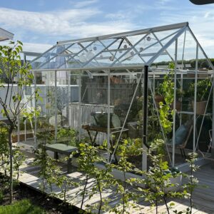 Drivhus Royal Well Solstuen 7,5m² Hvit